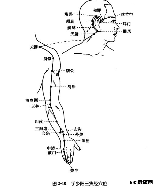 手少阳三焦经穴位